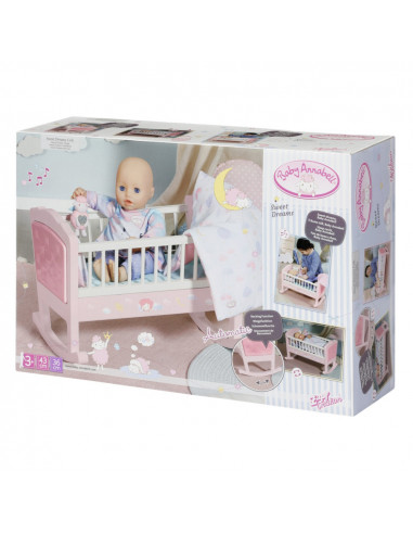 Baby Annabell - Patut cu melodii si sistem de leganare,ZF703236