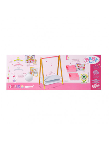 BABY born - Cuier haine cu spatiu de depozitare,ZF830000