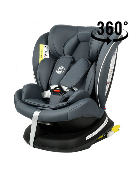 Scaun Auto Tweety Plus DELUXE BUF BOOF Grey cu Isofix rotativ
