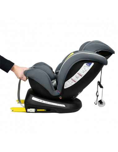 Scaun Auto Tweety Plus DELUXE BUF BOOF Grey cu Isofix rotativ