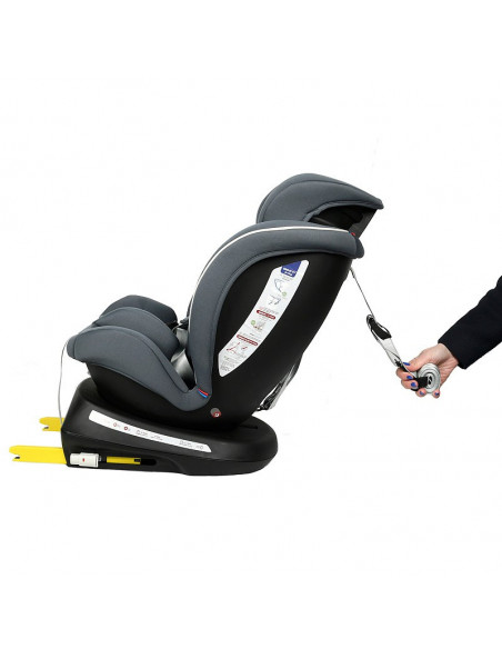 Scaun Auto Tweety Plus DELUXE BUF BOOF Grey cu Isofix rotativ