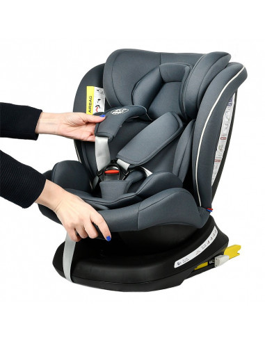 Scaun Auto Tweety Plus DELUXE BUF BOOF Grey cu Isofix rotativ