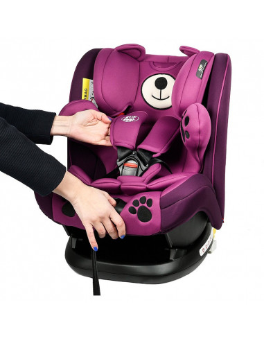 Scaun auto Mos Martin BUF BOOF cu ISOFIX Purple 137 grade