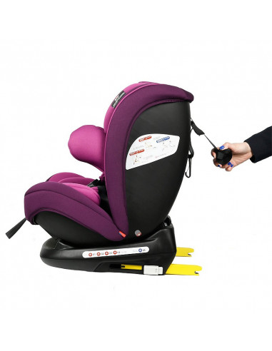 Scaun auto Mos Martin BUF BOOF cu ISOFIX Purple 137 grade
