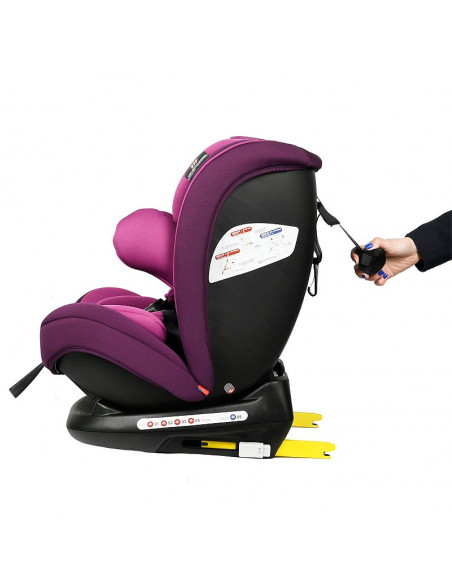 Scaun auto Mos Martin BUF BOOF cu ISOFIX Purple 137 grade