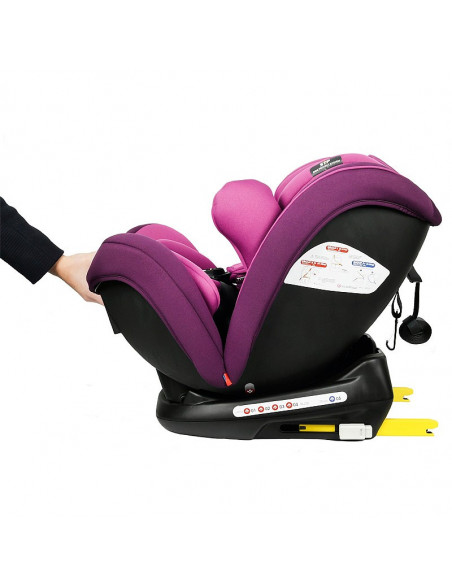 Scaun auto Mos Martin BUF BOOF cu ISOFIX Purple 137 grade