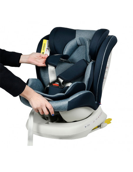 Scaun Auto Tweety Plus DELUXE BUF BOOF Blue cu Isofix rotativ