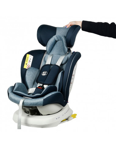 Scaun Auto Tweety Plus DELUXE BUF BOOF Blue cu Isofix rotativ