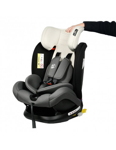 Scaun auto Mandara BUF BOOF cu ISOFIX Grey 137 grade pozitie