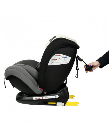 Scaun auto Mandara BUF BOOF cu ISOFIX Grey 137 grade pozitie