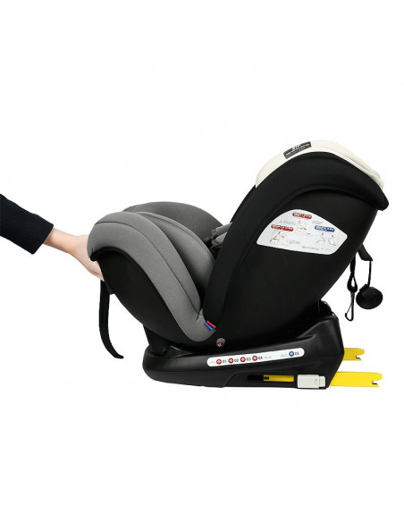 Scaun auto Mandara BUF BOOF cu ISOFIX Grey 137 grade pozitie