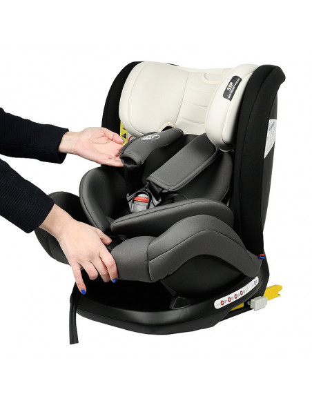 Scaun auto Mandara BUF BOOF cu ISOFIX Grey 137 grade pozitie