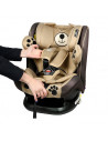 Scaun auto Mos Martin BUF BOOF cu ISOFIX Coffee 137 grade