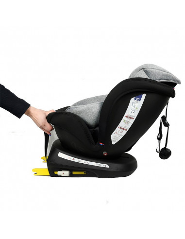 Scaun Auto Tweety Plus DELUXE BUF BOOF Black cu Isofix rotativ