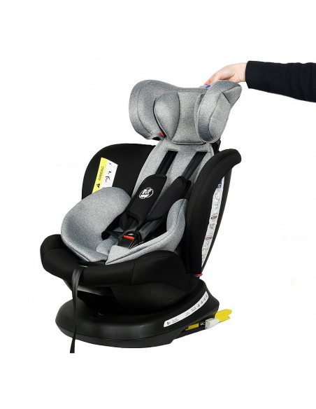 Scaun Auto Tweety Plus DELUXE BUF BOOF Black cu Isofix rotativ