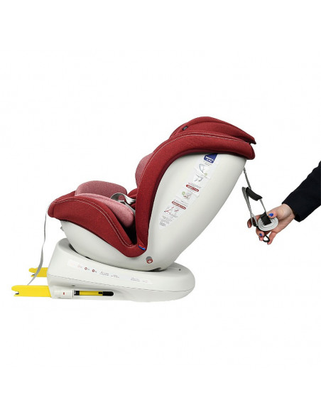 Scaun Auto Tweety Plus DELUXE BUF BOOF Red cu Isofix rotativ