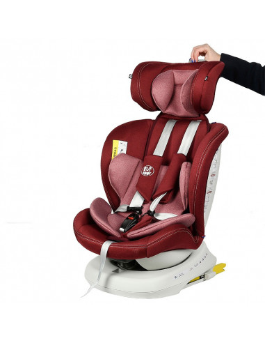 Scaun Auto Tweety Plus DELUXE BUF BOOF Red cu Isofix rotativ