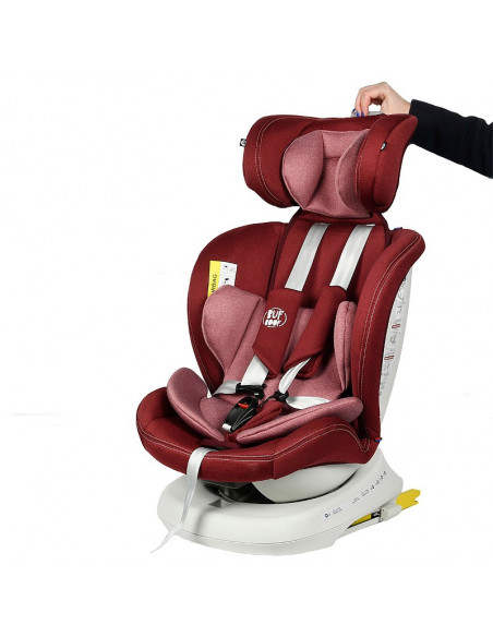 Scaun Auto Tweety Plus DELUXE BUF BOOF Red cu Isofix rotativ