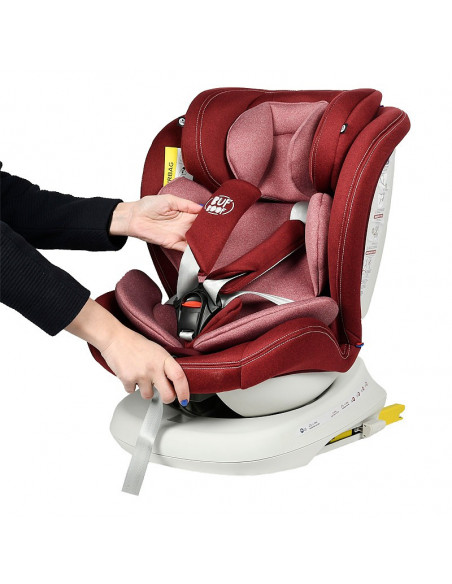 Scaun Auto Tweety Plus DELUXE BUF BOOF Red cu Isofix rotativ