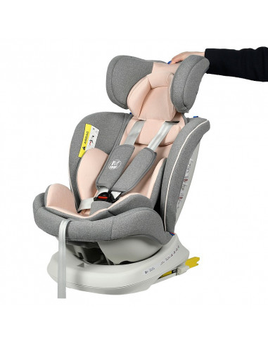Scaun Auto Tweety Plus DELUXE BUF BOOF Pink cu Isofix rotativ