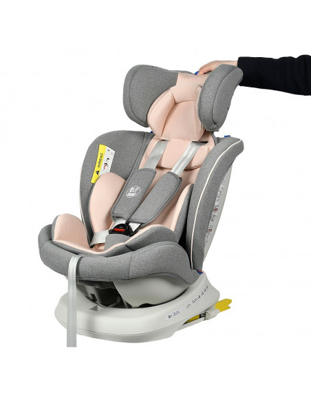Scaun Auto Tweety Plus DELUXE BUF BOOF Pink cu Isofix rotativ