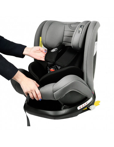 Scaun auto Riola BUF BOOF cu ISOFIX Grey 137 grade pozitie somn