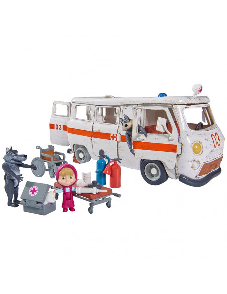 Masina Simba Masha and the Bear Ambulance cu