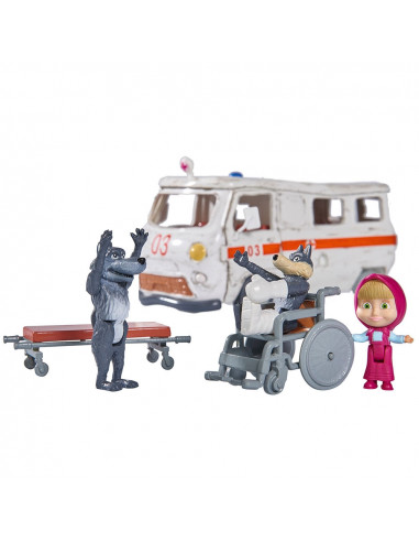 Masina Simba Masha and the Bear Ambulance cu