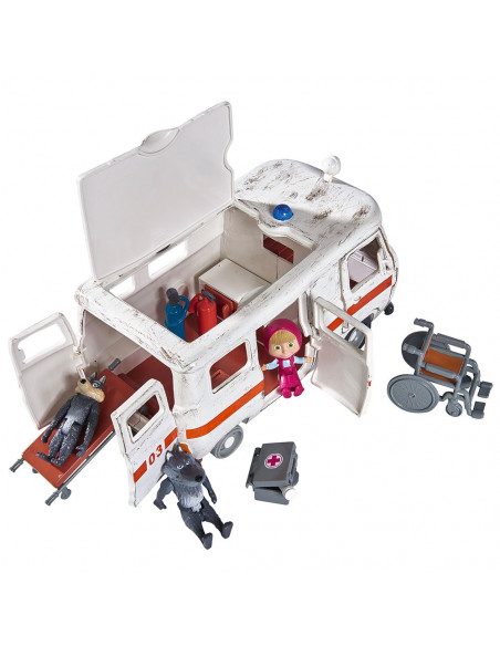 Masina Simba Masha and the Bear Ambulance cu