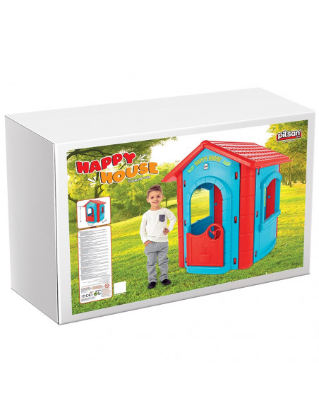 Casuta pentru copii Pilsan Happy House blue,PL-06-098 Casuta pentru copii Pilsan Happy House blue,PL-06-098