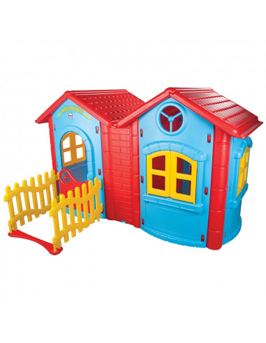 Casuta pentru copii Pilsan Double Magic House blue,PL-06-195-BL