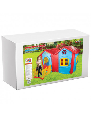 Casuta pentru copii Pilsan Double Magic House blue,PL-06-195-BL