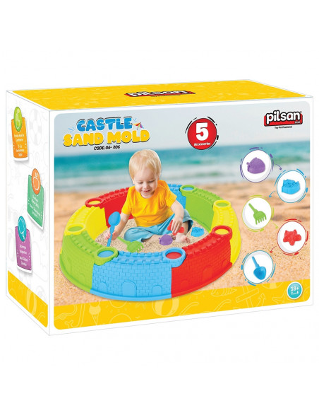 Nisipar pentru copii Pilsan Sand Castle Mould,PL-06-306