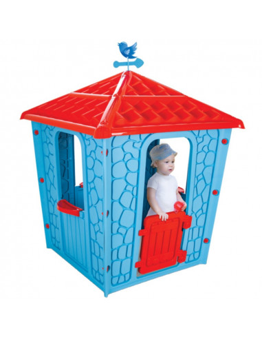 Casuta pentru copii Pilsan Stone House blue,PL-06-437-BL