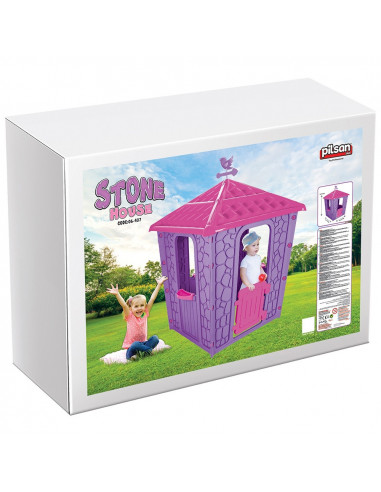 Casuta pentru copii Pilsan Stone House purple,PL-06-437-PU