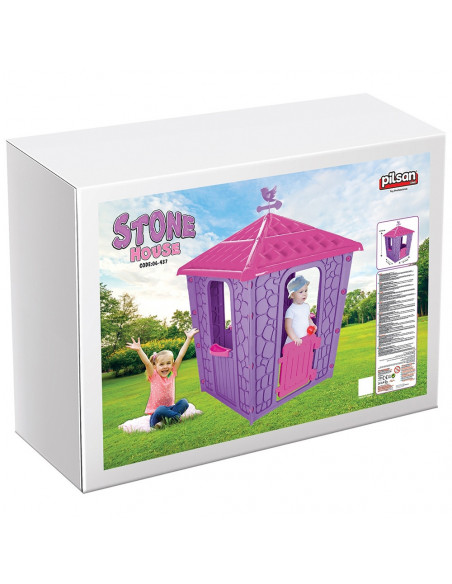Casuta pentru copii Pilsan Stone House purple,PL-06-437-PU