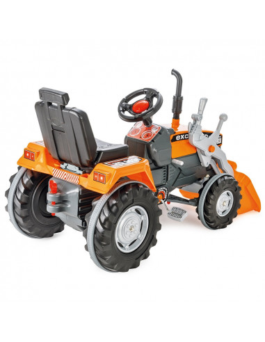 Tractor cu pedale Pilsan Super Excavator 07-297 orange,PL-07-297