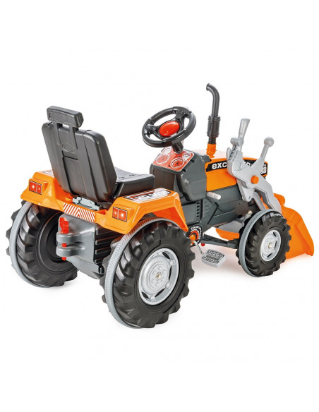 Tractor cu pedale Pilsan Super Excavator 07-297 orange,PL-07-297