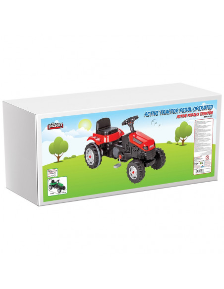 Tractor cu pedale Pilsan Active 07-314 red,PL-07-314-RE