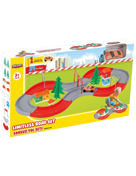 Pista de masini Pilsan Limitless cu masinuta,PL-07-686