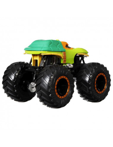 Set Hot Wheels by Mattel Monster Trucks Michelangelo vs