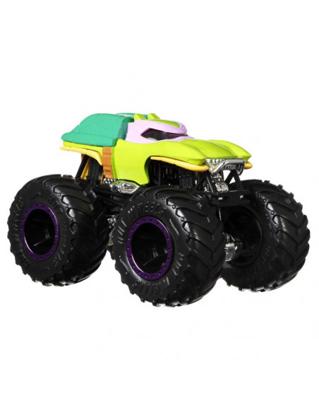 Set Hot Wheels by Mattel Monster Trucks Michelangelo vs
