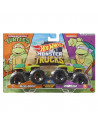Set Hot Wheels by Mattel Monster Trucks Michelangelo vs