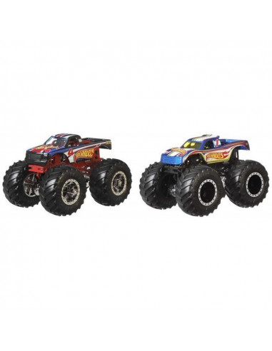 Set Hot Wheels by Mattel Monster Trucks 4 vs 1,MT-FYJ64-GTJ50