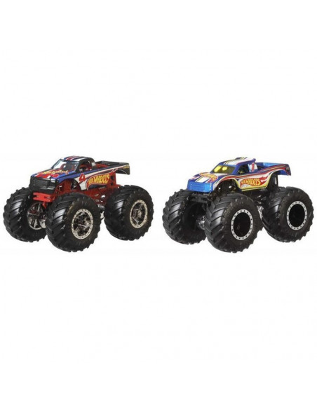 Set Hot Wheels by Mattel Monster Trucks 4 vs 1,MT-FYJ64-GTJ50