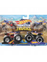 Set Hot Wheels by Mattel Monster Trucks 4 vs 1,MT-FYJ64-GTJ50