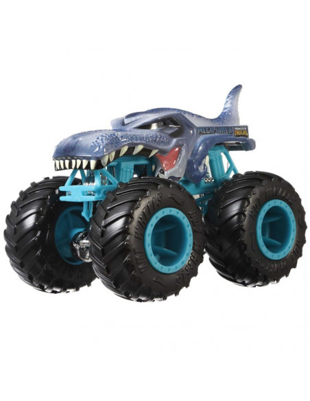 Set Hot Wheels by Mattel Monster Trucks Motosaurus vs Mega