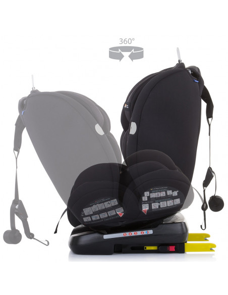 Scaun auto Chipolino Journey 0-36 kg carbon cu sistem Isofix si