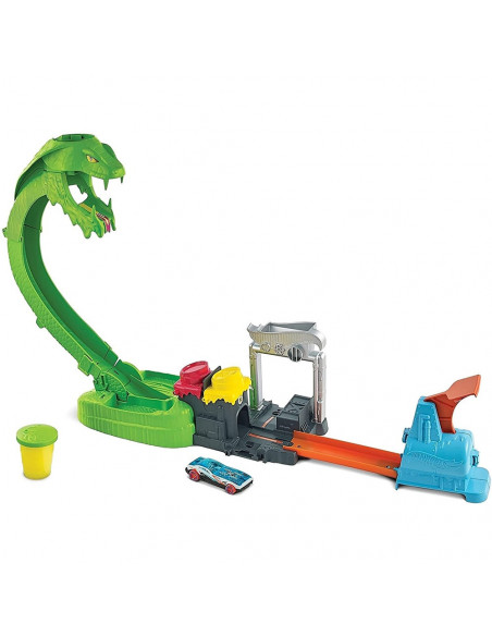 Pista de masini Hot Wheels by Mattel City Toxic Snake Strike cu