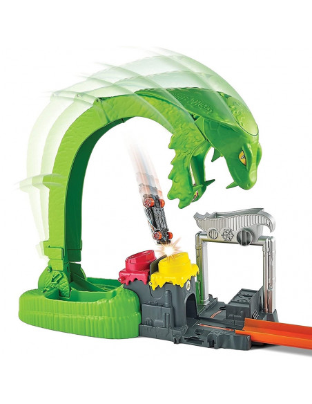 Pista de masini Hot Wheels by Mattel City Toxic Snake Strike cu